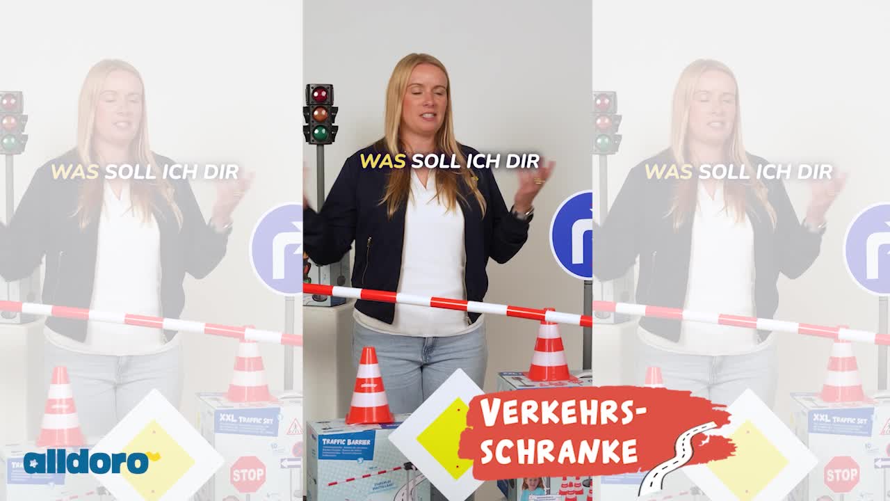 Verkehrsschranke für Kinder - Realistische Produktbild-Vorschau 7