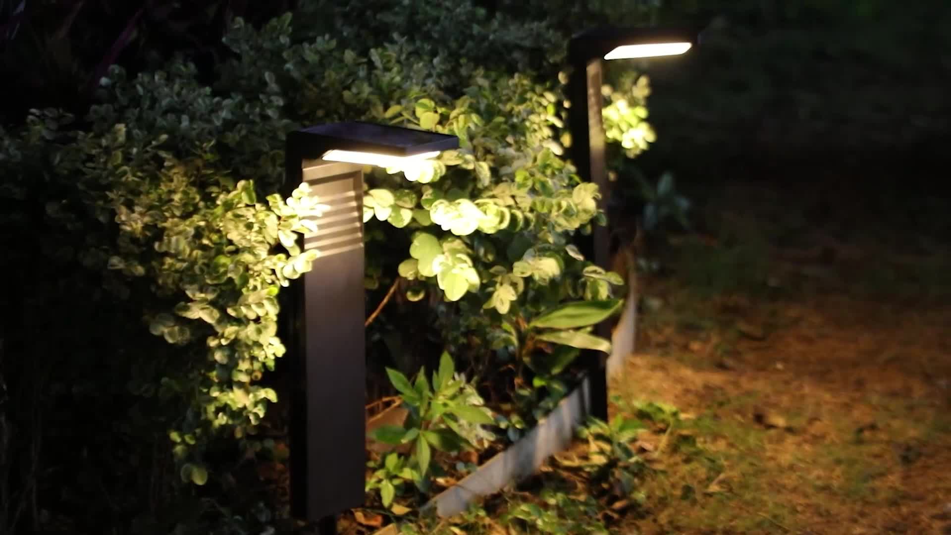 4 Stück LED Solarlampen für Außen Solarleuchten mit 2 Modi Produktbild-Vorschau 7
