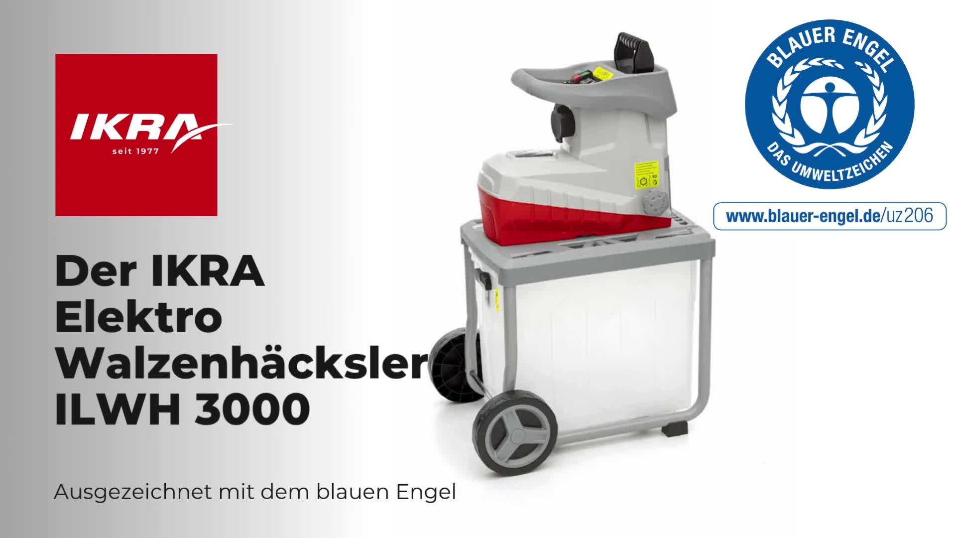 IKRA Elektro Walzenhäcksler Gartenhäcksler ILWH 3000| 3000 Produktbild-Vorschau 7