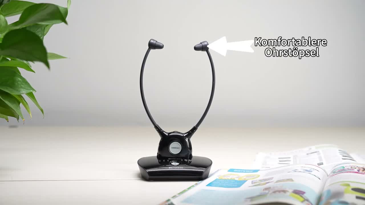 Retekess TA008 TV Kopfhörer, In-Ear mit Hörunterstützung, Produktbild-Vorschau 7