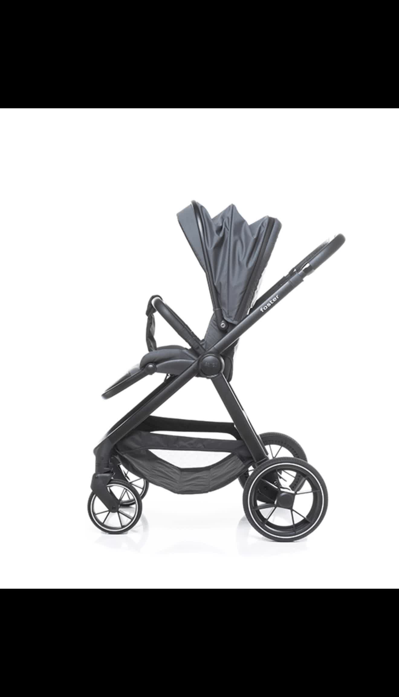 4Baby | Kinderwagen - Buggy Kinderwagen - Schwarz - mit Produktbild-Vorschau 7