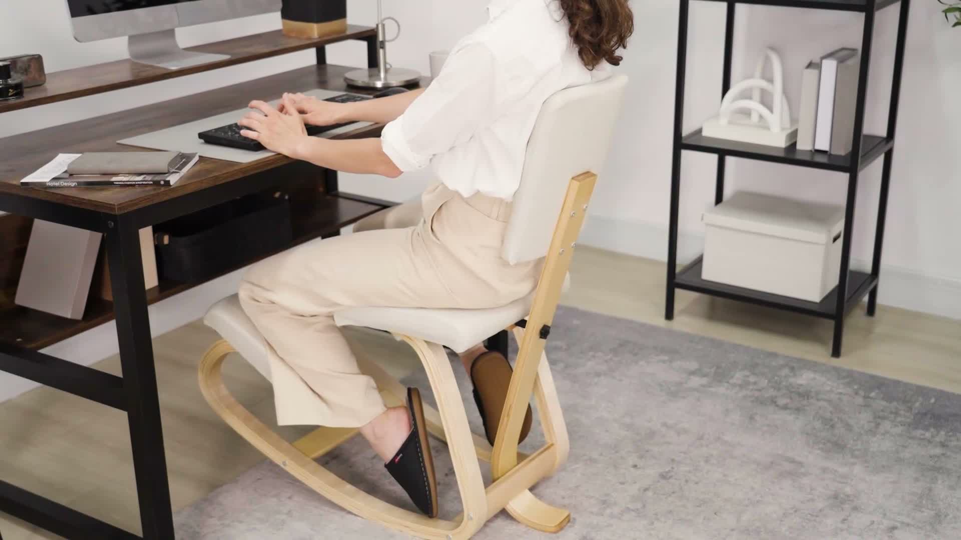 HOMCOM Ergonomischer Kniestuhl, Kniehocker Gesundheitsstuhl Produktbild-Vorschau 7