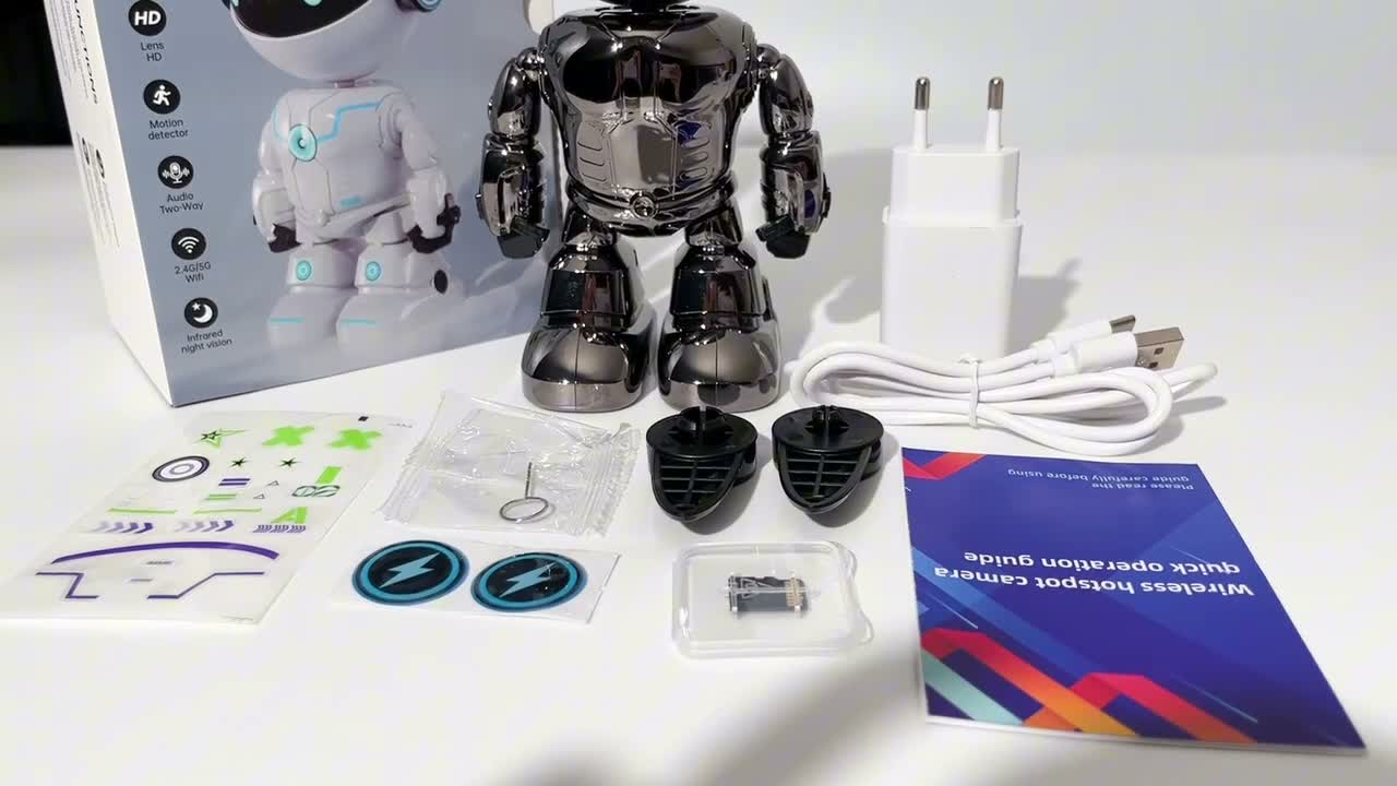 Robot WLAN IP Kamera 1080P Indoor, 360° PTZ Produktbild-Vorschau 7