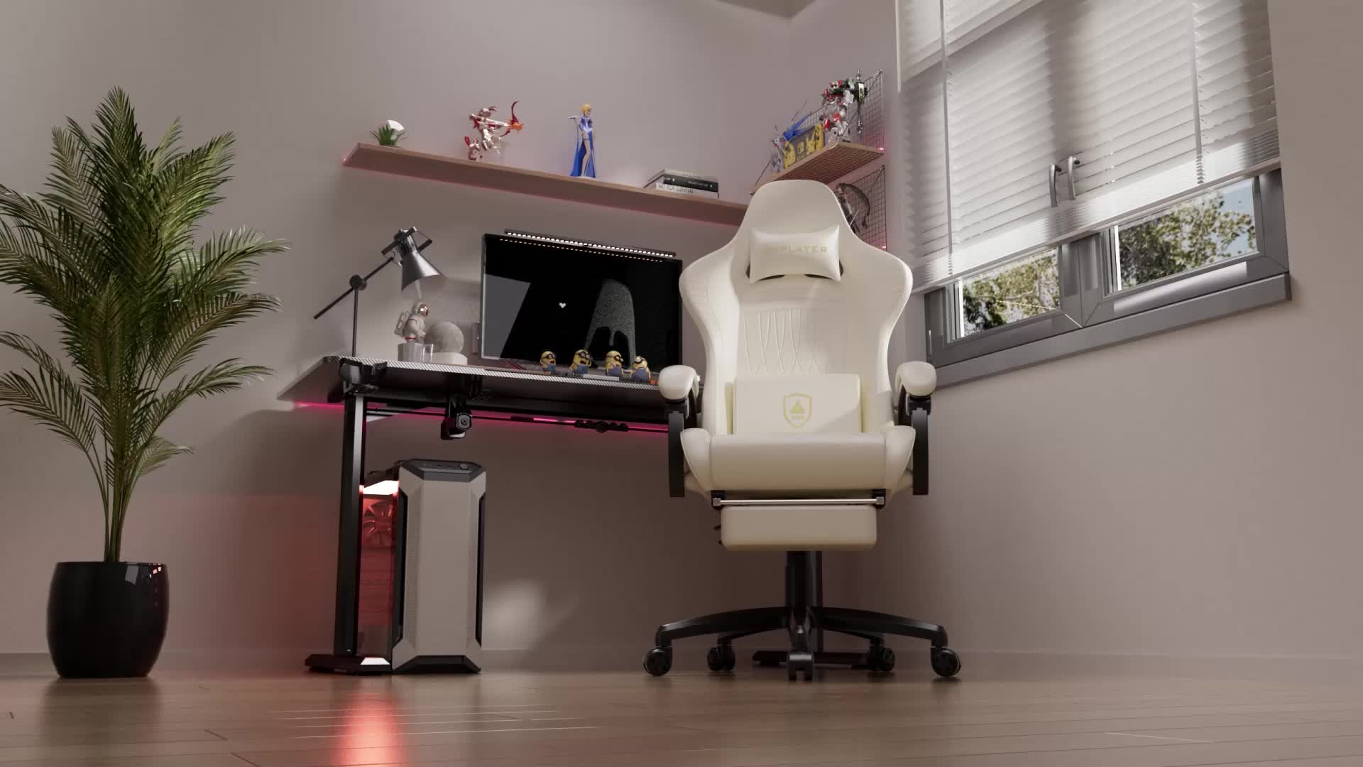 GTPLAYER Gaming-Stuhl Schreibtischstuhl, Ergonomischer Produktbild-Vorschau 7