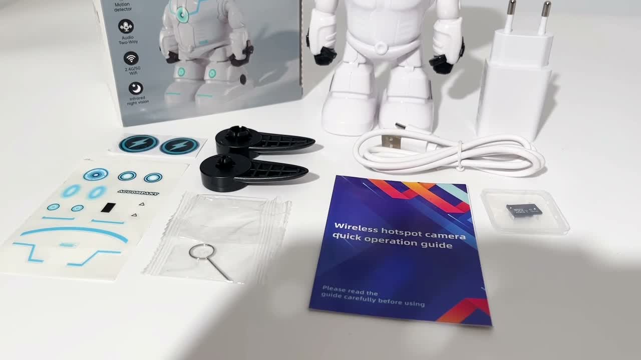 Robot WLAN IP Kamera 1080P Indoor, 360° PTZ Produktbild-Vorschau 7