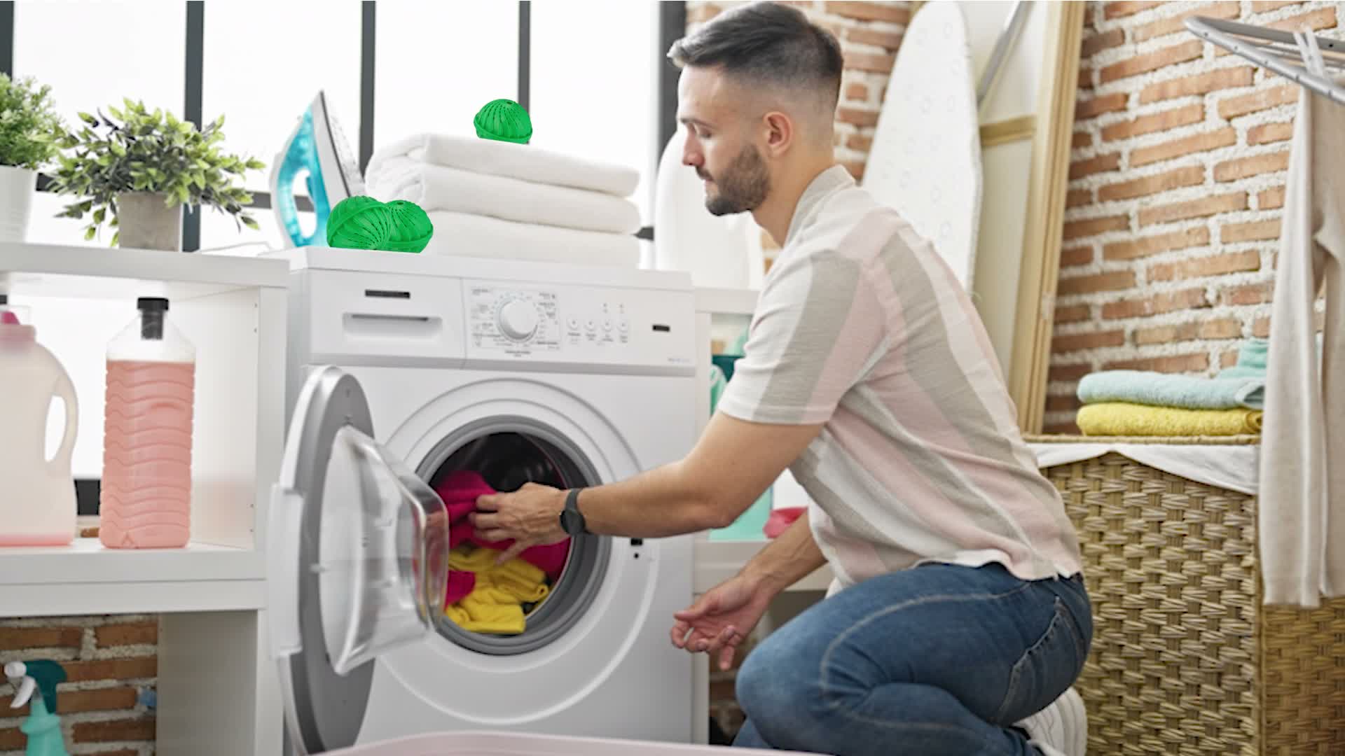 Relaxdays Waschball, 4er Set, Waschkugel für Waschmaschine, Produktbild-Vorschau 7