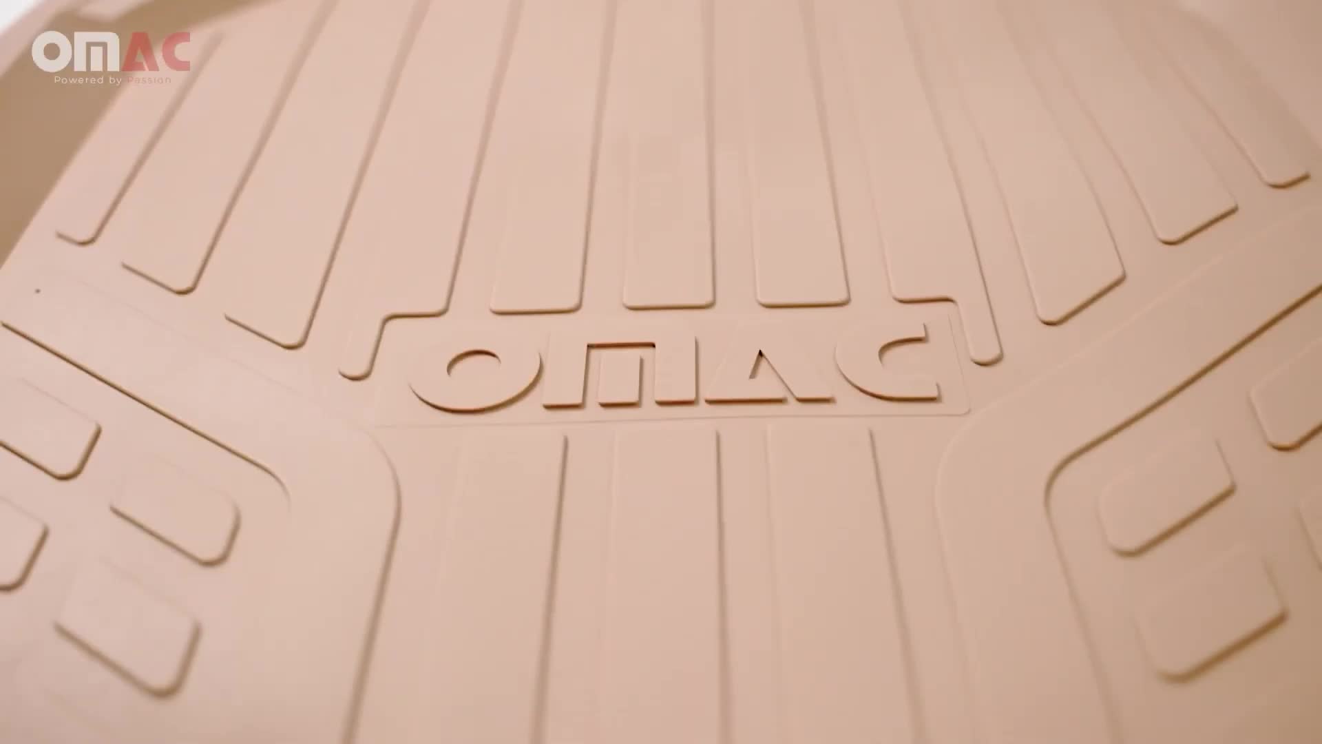 Tappetini Audi A6 personalizzabili in gomma Beige 4 pz Anteprima dell’immagine prodotto 7