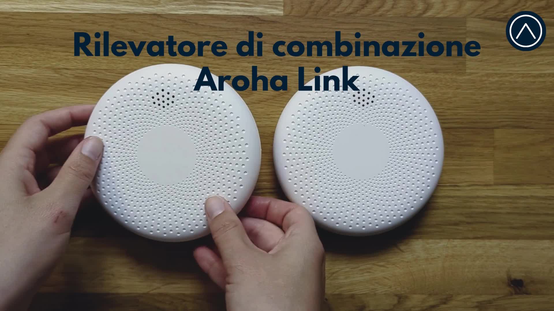 Aroha Link Rilevatore Di Fumo E Monossido Di Carbonio Anteprima dell’immagine prodotto 7