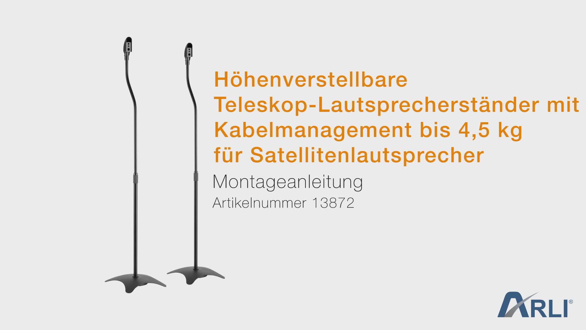 2 Teleskop Ständer für Lautsprecher Boxen Halter Produktbild-Vorschau 6