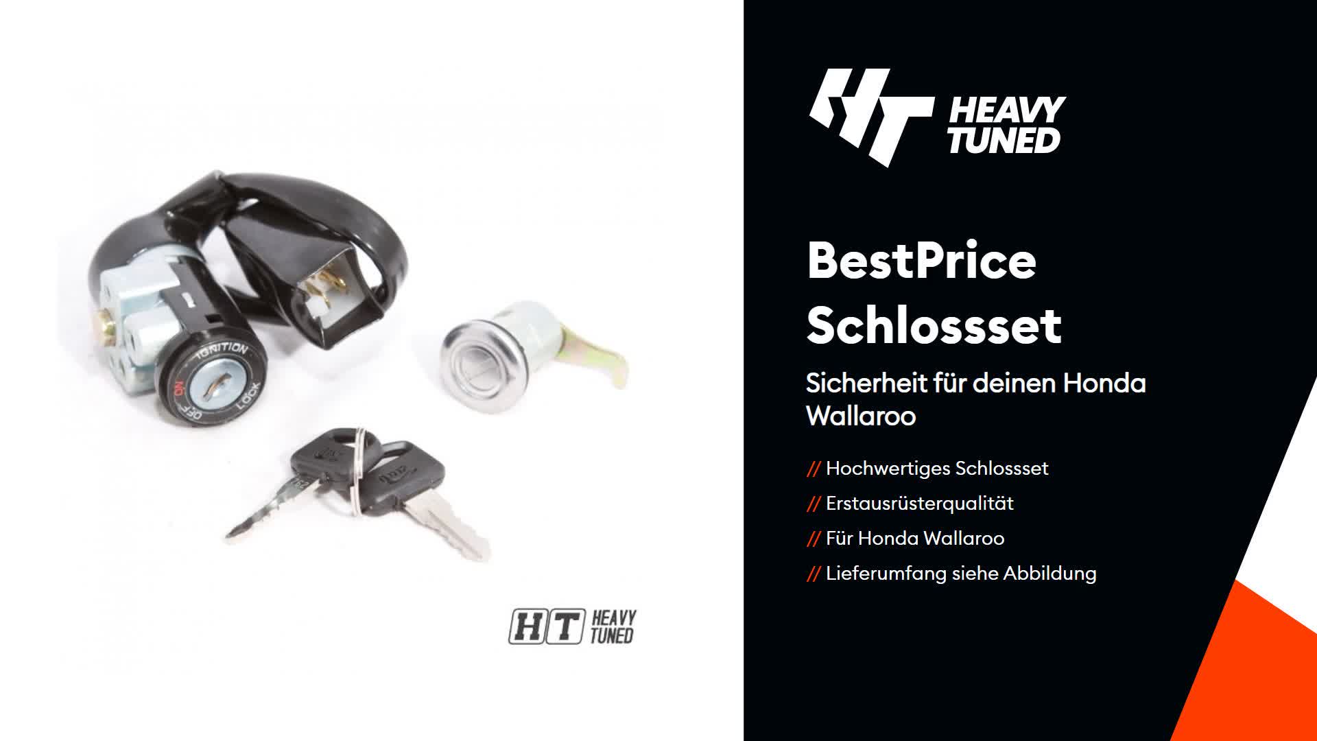 BestPrice Schlossset kompatibel mit Honda Wallaroo Produktbild-Vorschau 7