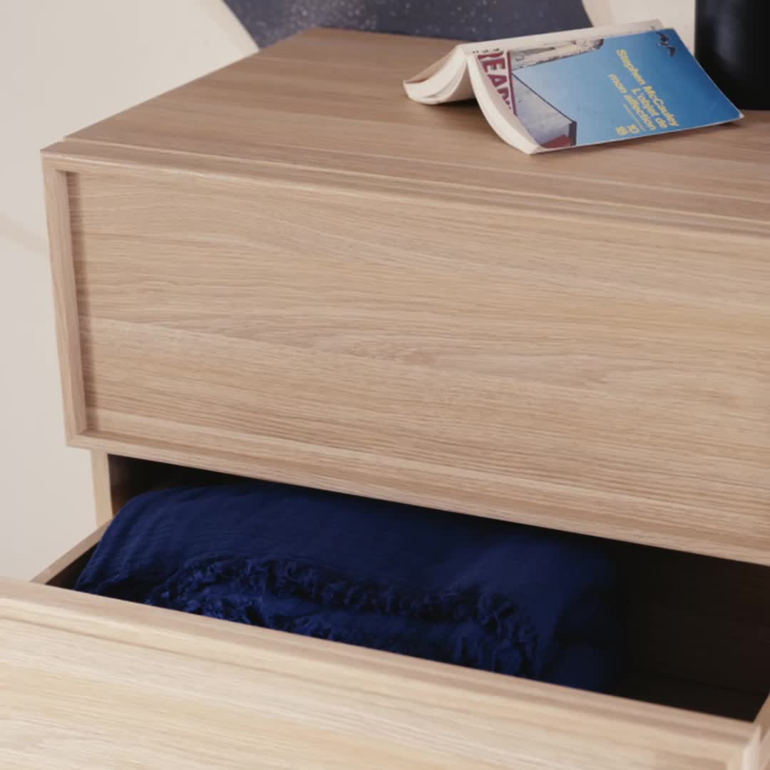 sweeek - Kommode mit Holzlook und 6 Schubladen - Natur Produktbild-Vorschau 7