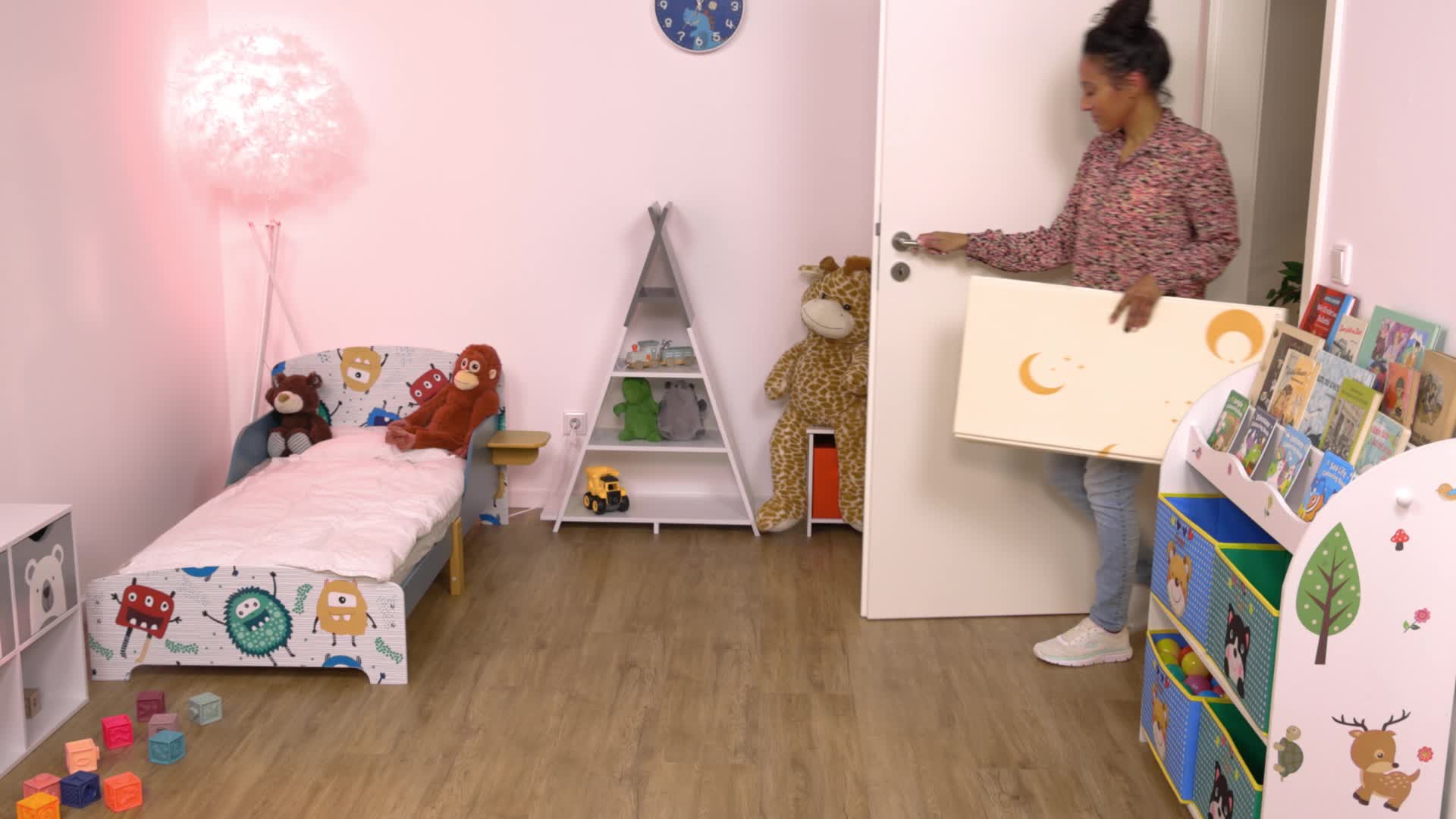 Relaxdays Spielmatte, faltbare Kindermatte, Wolken & Produktbild-Vorschau 7