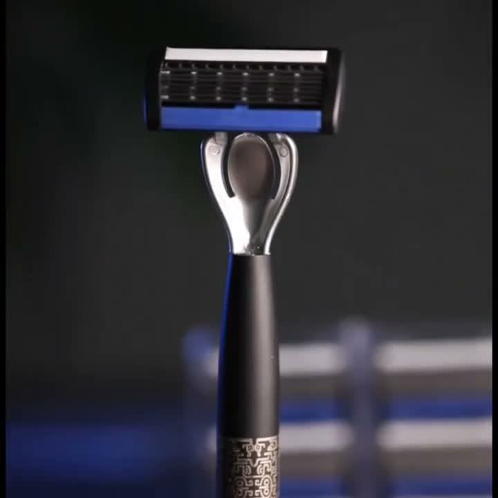 Raptor Rasierer Set: 2 Griffe & 60 Ersatzklingen 6-Lagen Produktbild-Vorschau 5
