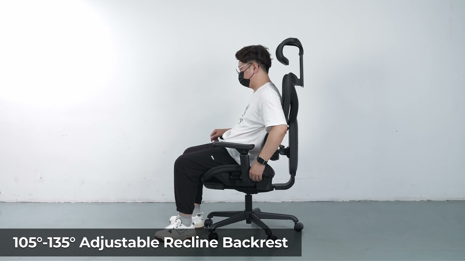 ACGAM CG-5245M Gaming Bürostuhl: Ergonomisch, Produktbild-Vorschau 7