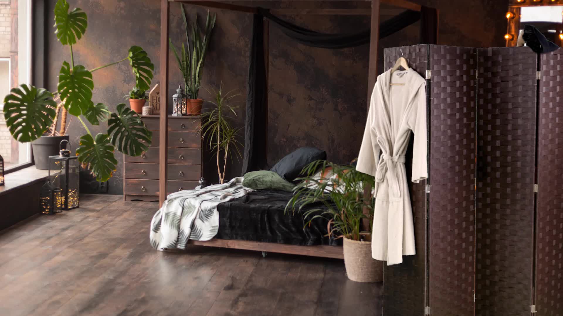 Relaxdays Paravent Raumteiler, HxB: 170 x 320 cm, faltbarer Produktbild-Vorschau 7