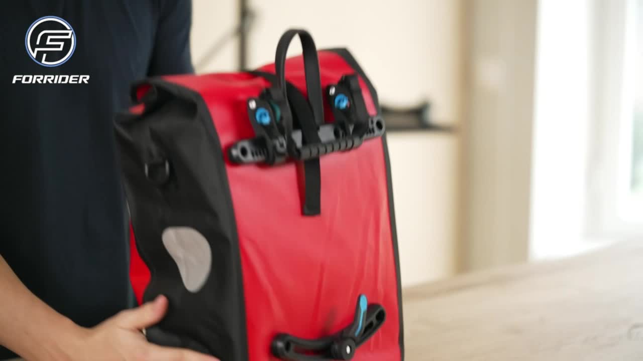 FORRIDER Fahrradtasche wasserdicht für Gepäckträger 22L Produktbild-Vorschau 7