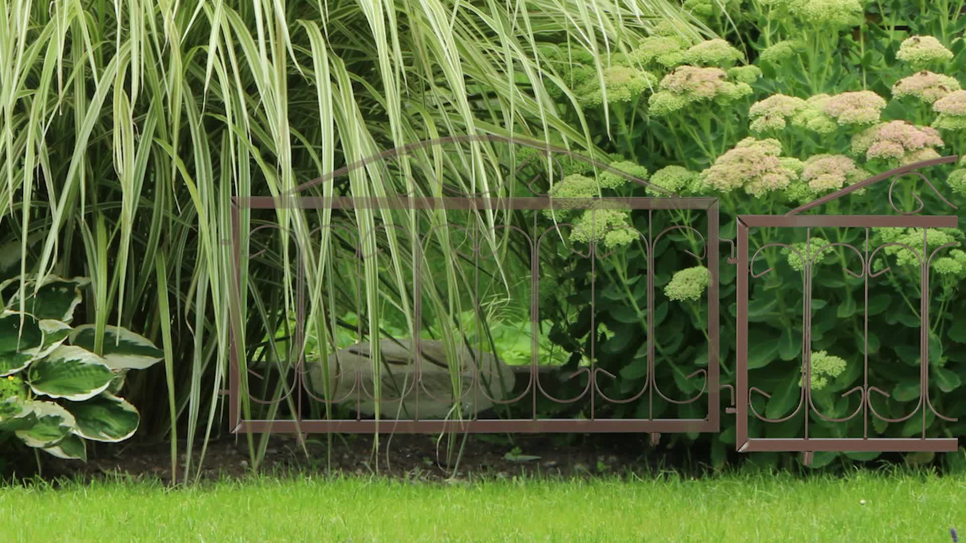 Relaxdays Beetzaun Metall, HxB: 46 x 57 cm, Garten Produktbild-Vorschau 7