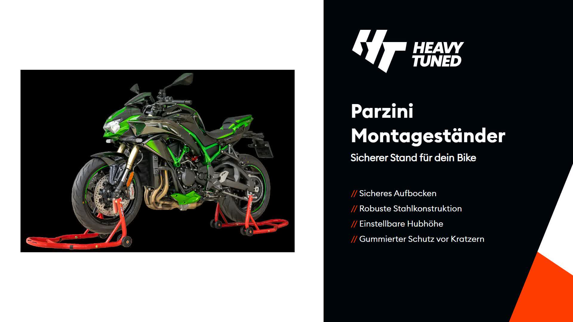 Parzini Motorradständer / Montageständer Set Vorne + Hinten Produktbild-Vorschau 7