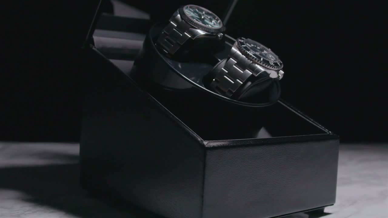 Olvy horlogewinder voor 2 horloges, met een extreem stille Productafbeelding-voorbeeld 7