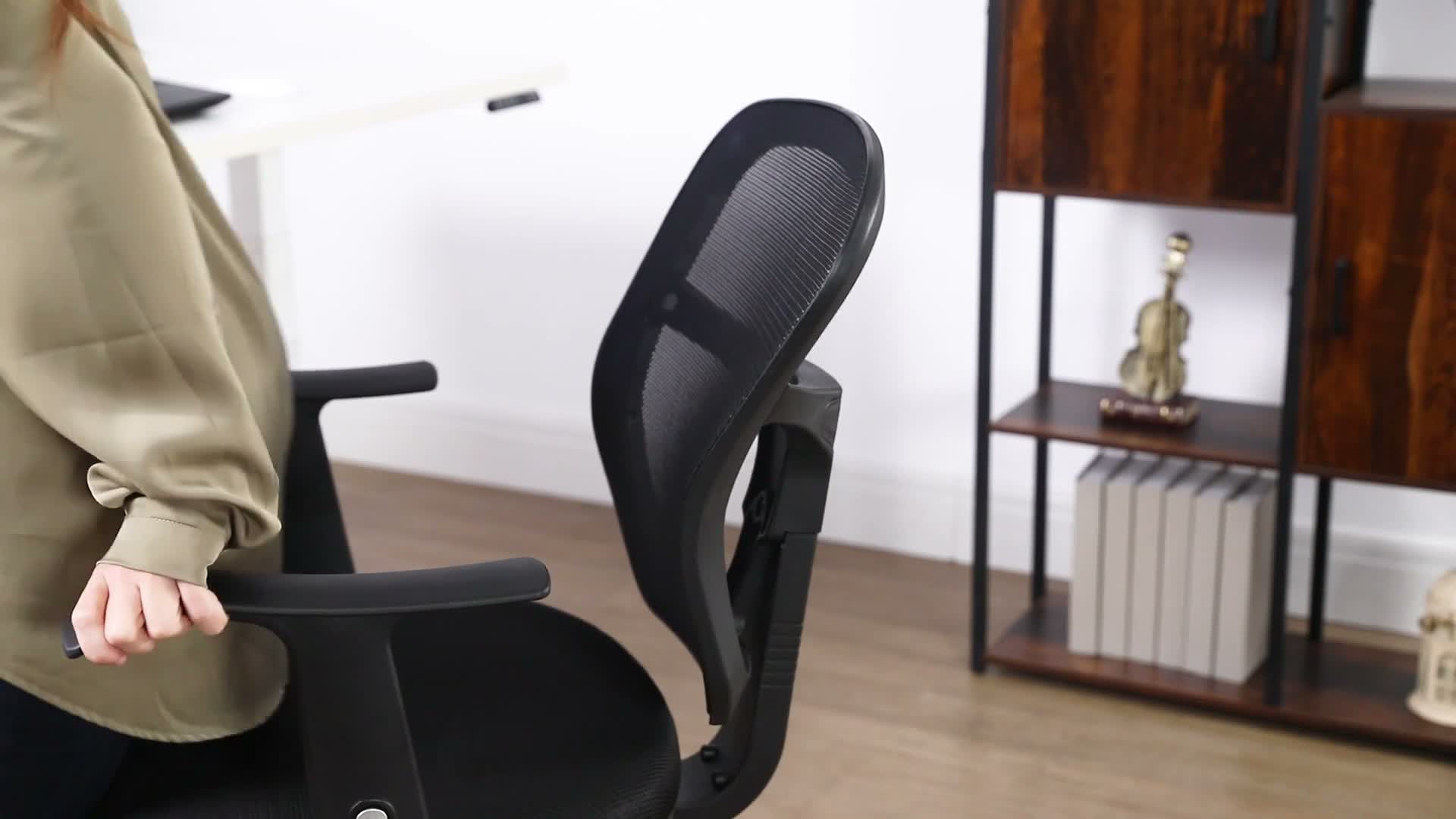 Vinsetto Bürostuhl, Ergonomischer Zeichenstuhl, Produktbild-Vorschau 7
