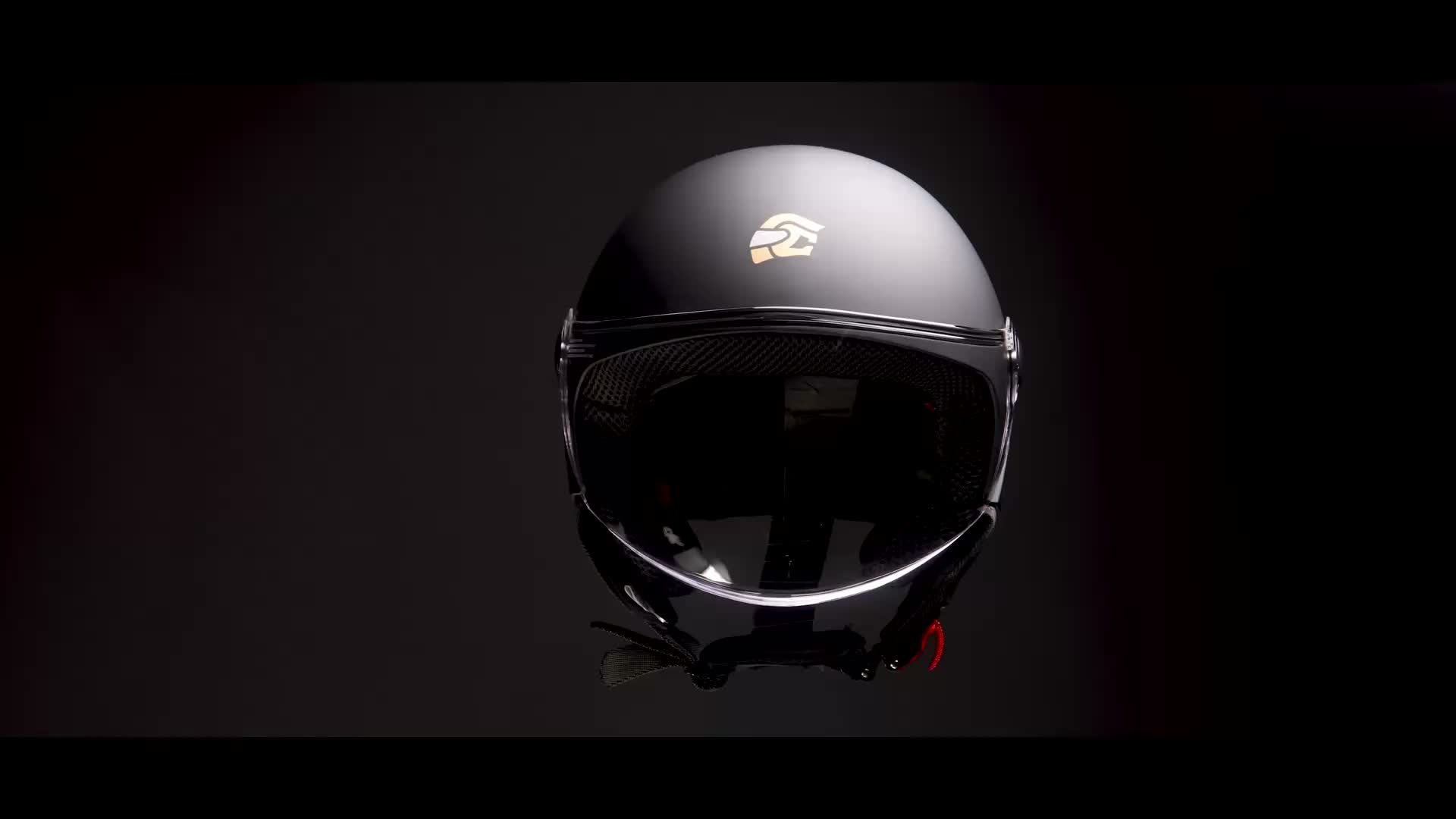 FC-Moto Square-RS Jethelm, schwarz matt/lila, XS Produktbild-Vorschau 7