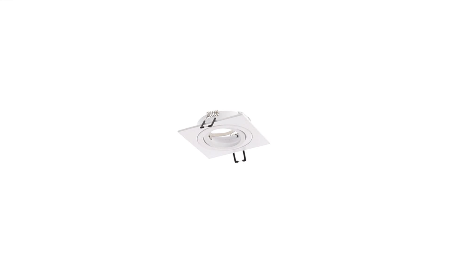 Deckenstrahler Einbaustrahler CERI 1 SQ WHITE quadratisch Produktbild-Vorschau 7