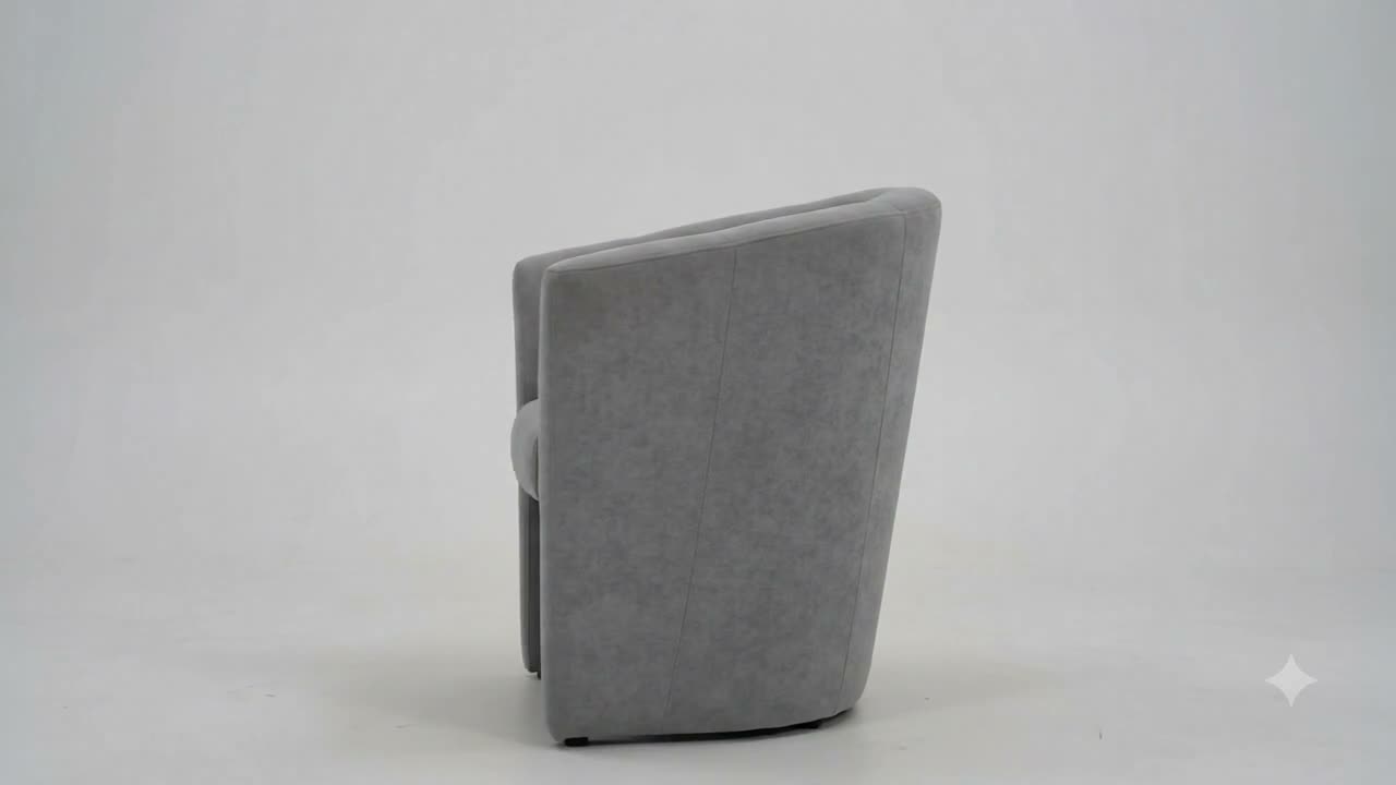 Sessel - Hellgrau - 75x79x64 cm B/H/T - Fleckenbeständig - Produktbild-Vorschau 7