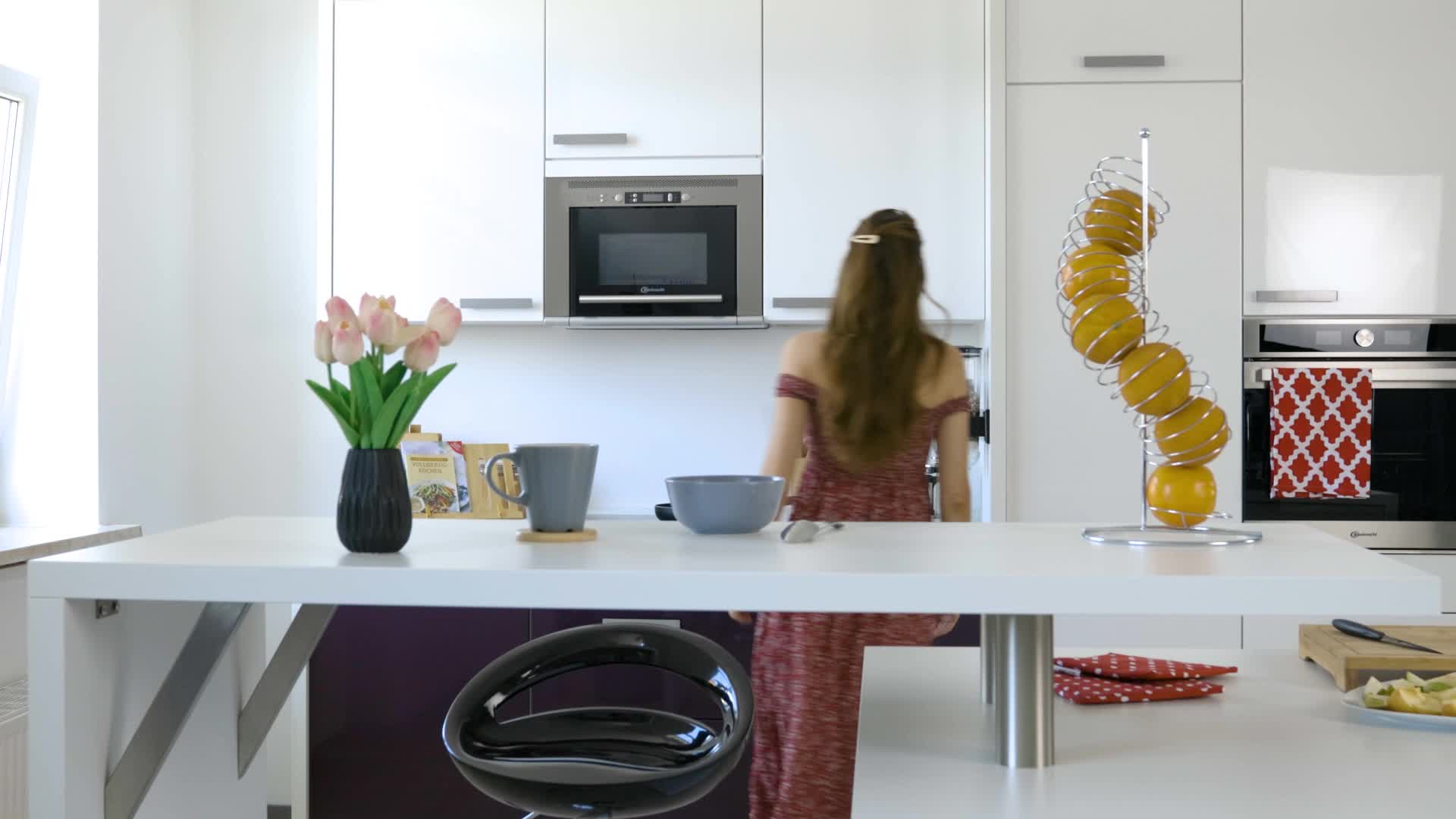 Relaxdays Müslispender doppelt, Wandmontage, für Müsli, Produktbild-Vorschau 7