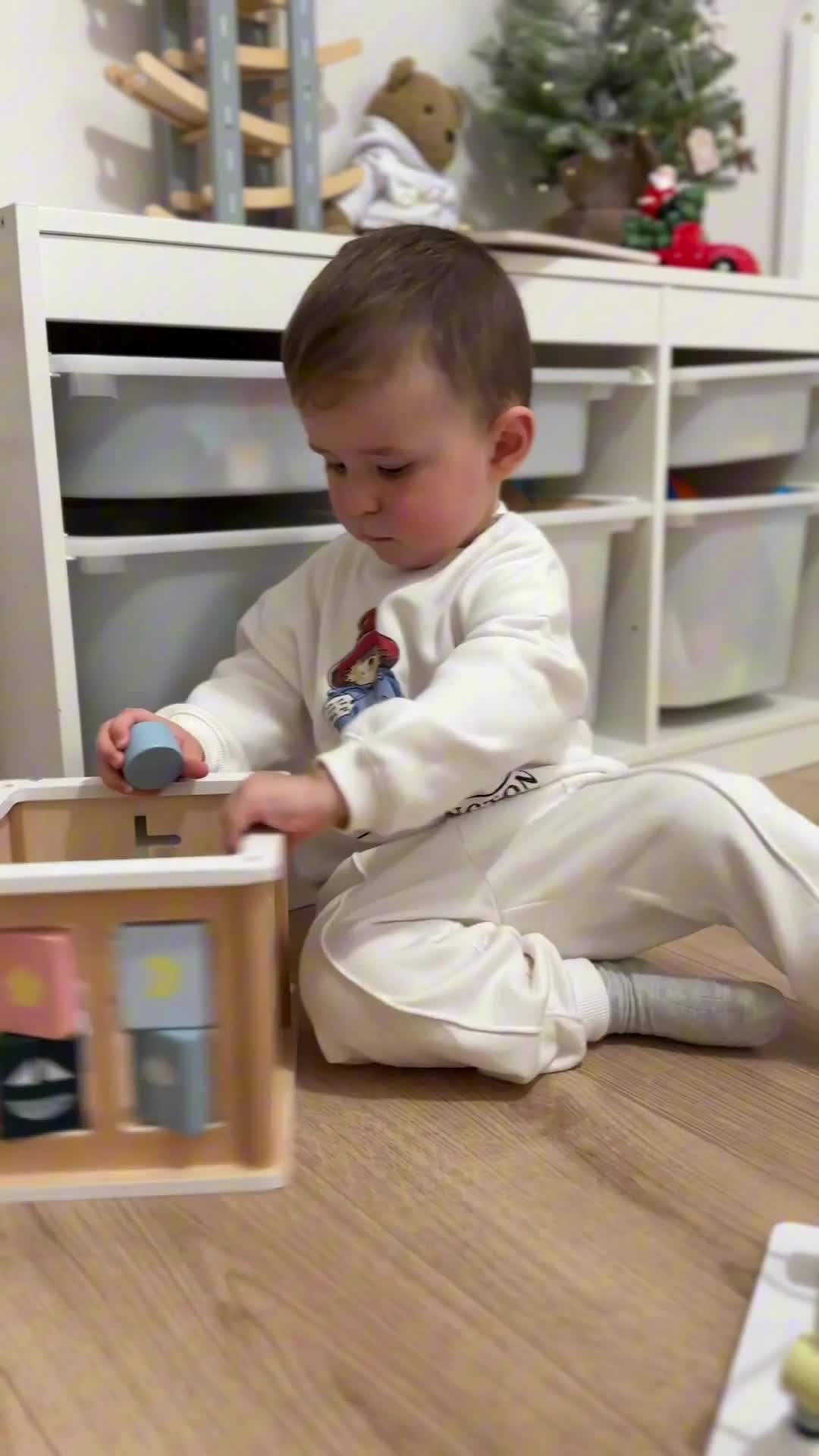 Motorikwürfel für Kleinkinder – 5-in-1 Lernspielzeug zur Produktbild-Vorschau 5