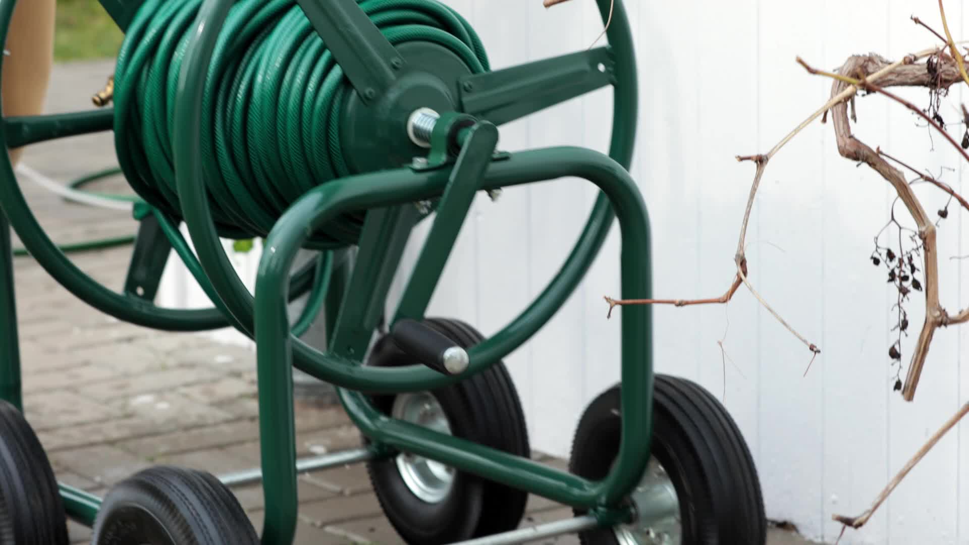 Relaxdays Schlauchwagen, bis 90 m, 4 Luftreifen, Produktbild-Vorschau 7