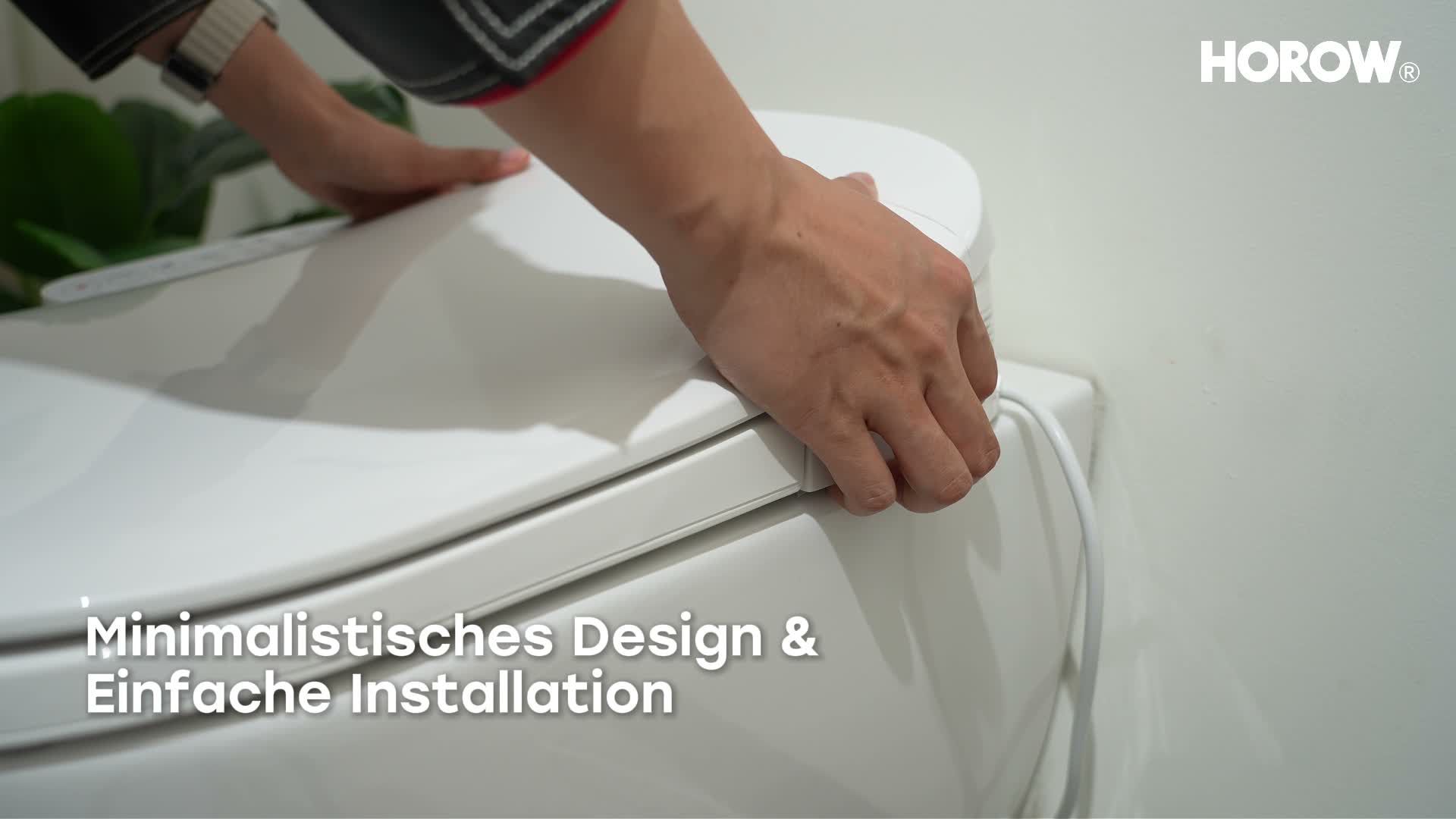 HOROW Intelligenter Smart Bidet Toilettensitz mit Dusch Produktbild-Vorschau 7