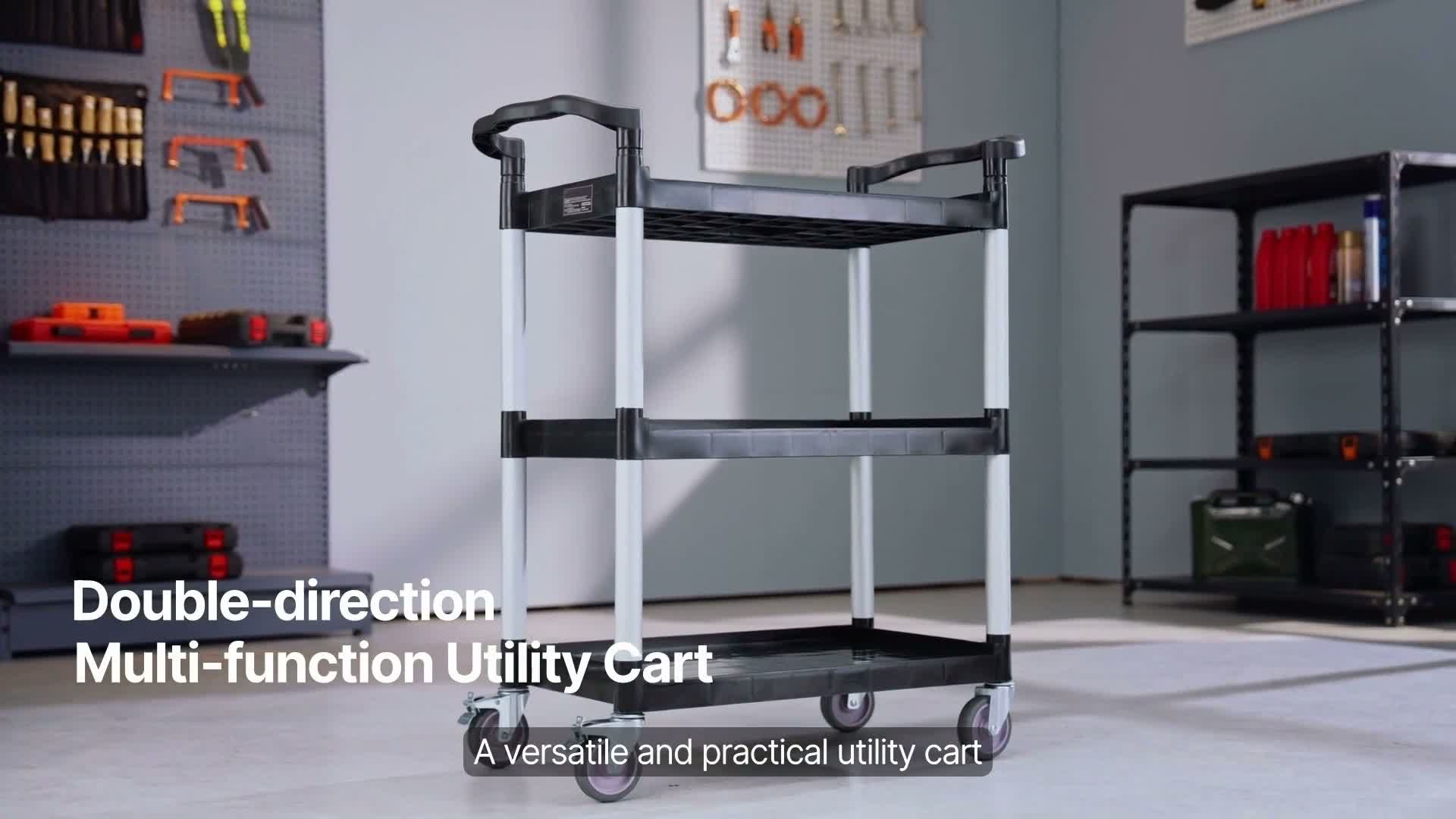 SucceBuy Mehrzweck-Servicewagen 136kg, 3 Ebenen, Produktbild-Vorschau 7