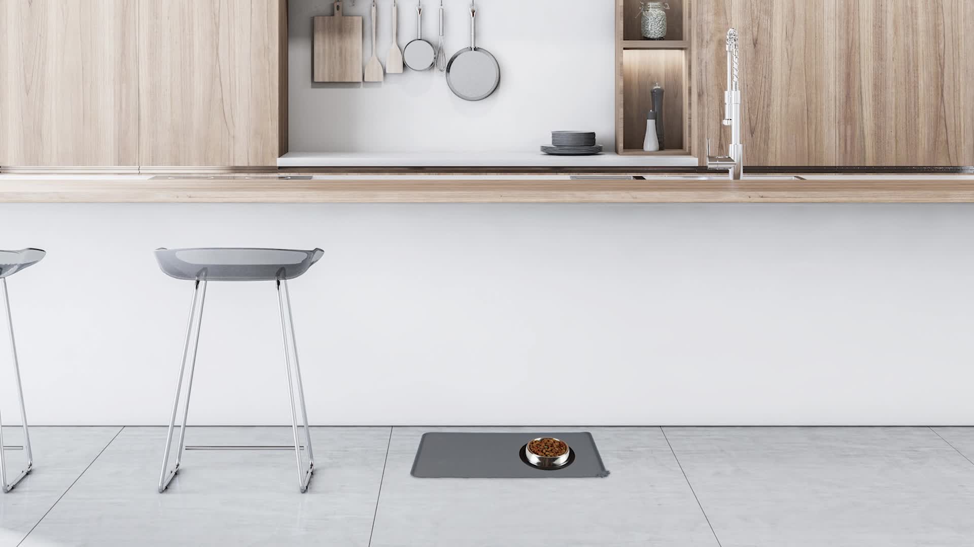 Relaxdays Napfunterlage, Hunde & Katzen Fressnapf, Produktbild-Vorschau 7