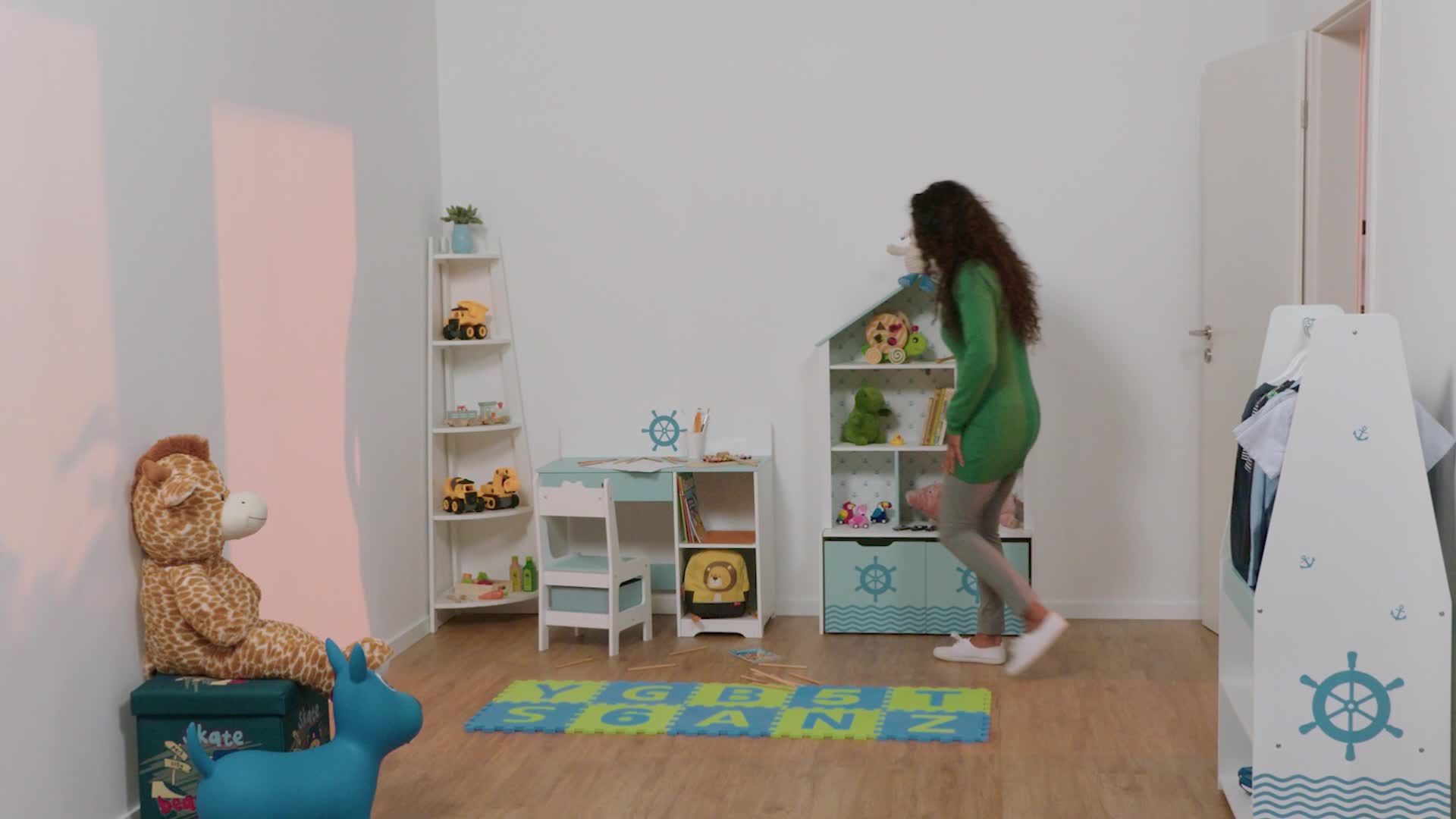 Relaxdays Schreibtisch und Stuhl für Kinder, Schublade & 2 Produktbild-Vorschau 7