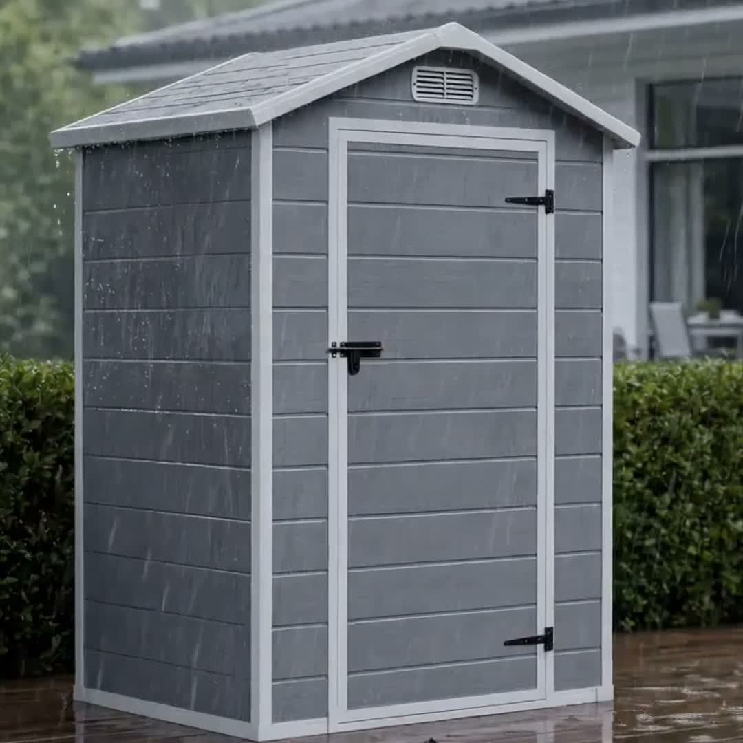 BEALIFE Kunststoff Gerätehaus 134x92x187 cm | Demontierbar, Produktbild-Vorschau 7