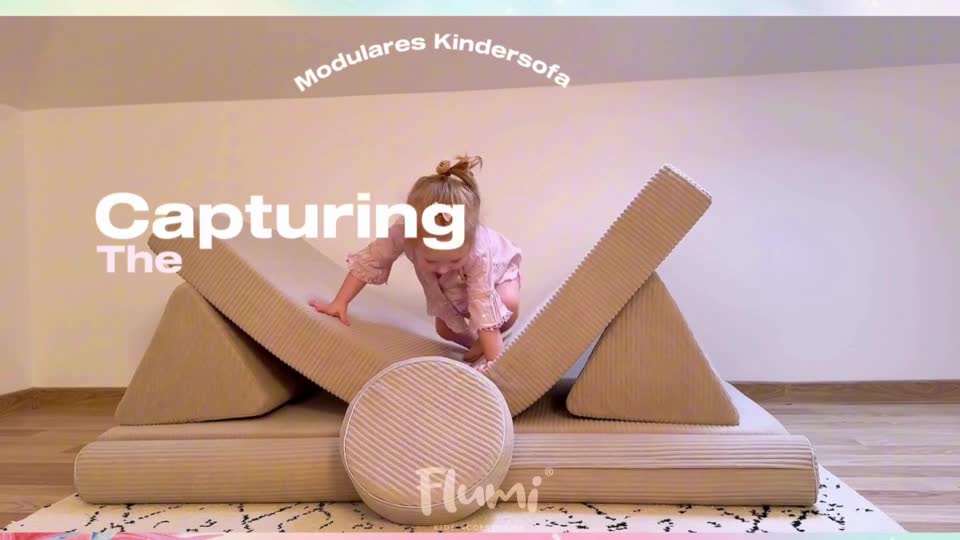 Flumi Spielsofa Kinder 10-teilig Kindersofa Schaumstoff – Produktbild-Vorschau 7