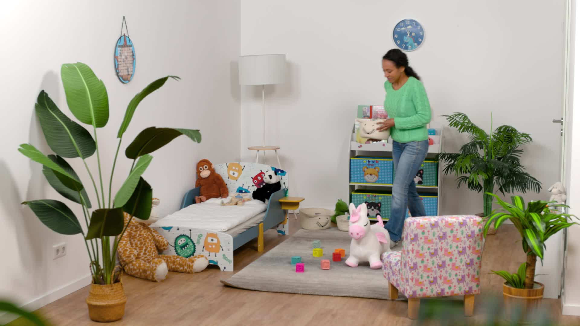 Relaxdays Hüpftier Einhorn, mit Bezug, inkl. Luftpumpe, Produktbild-Vorschau 7