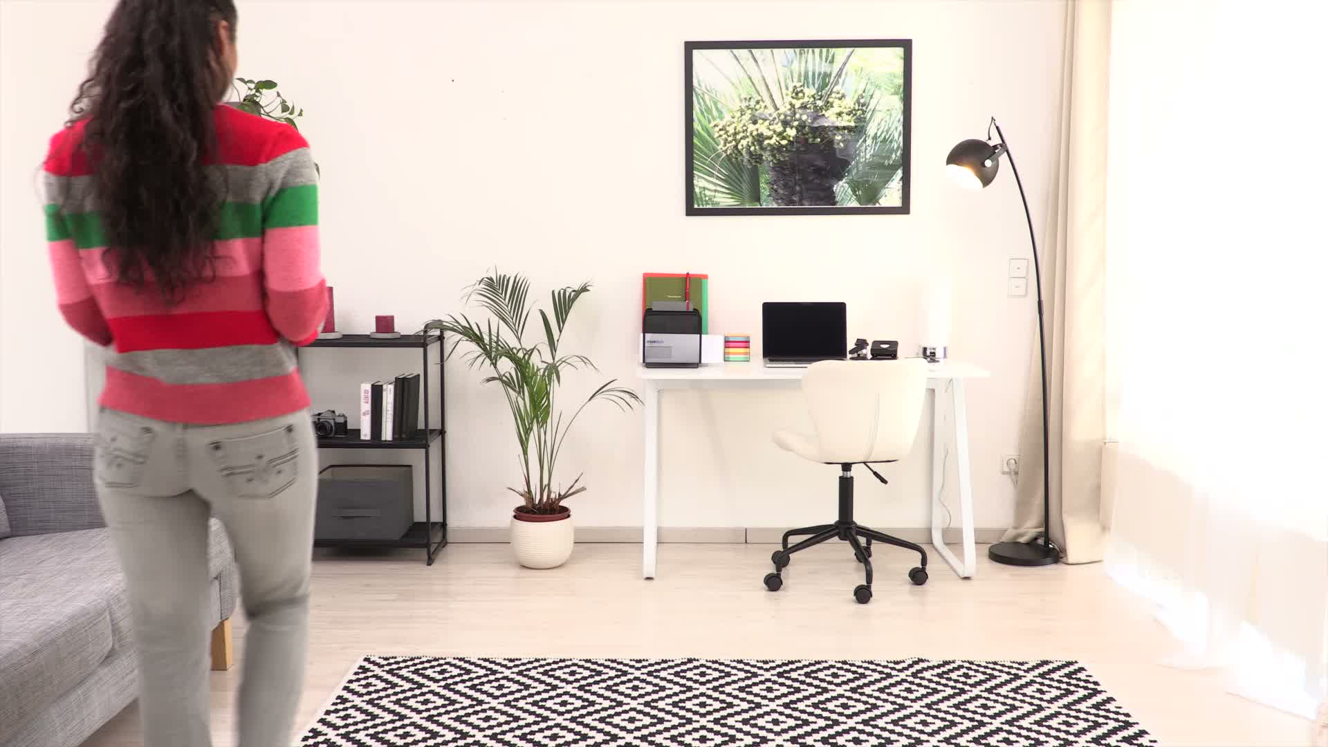 Relaxdays Blumenständer Bambus, individuell verstellbar, Produktbild-Vorschau 7