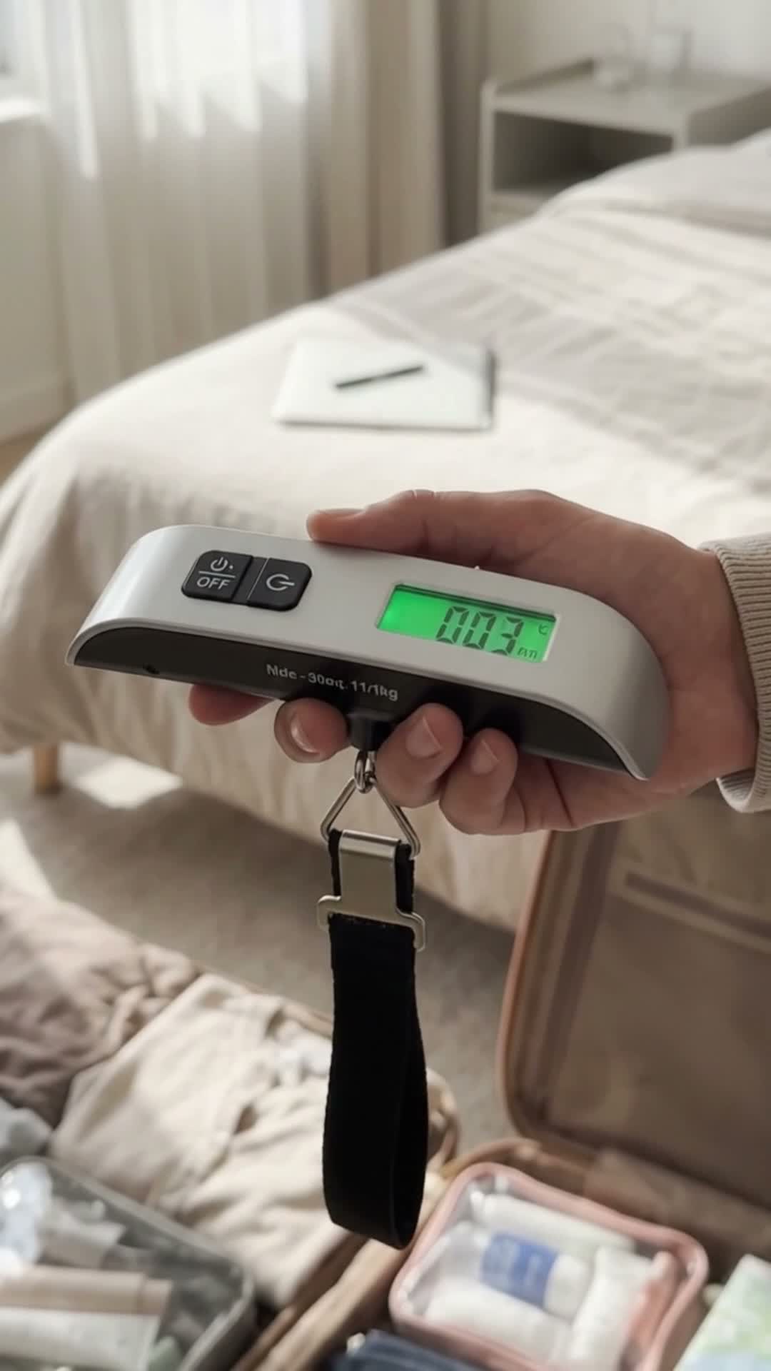 Gepäckwaage Digitale LCD-Kofferwaage 110lb/50kg, 1-tlg, Produktbild-Vorschau 6