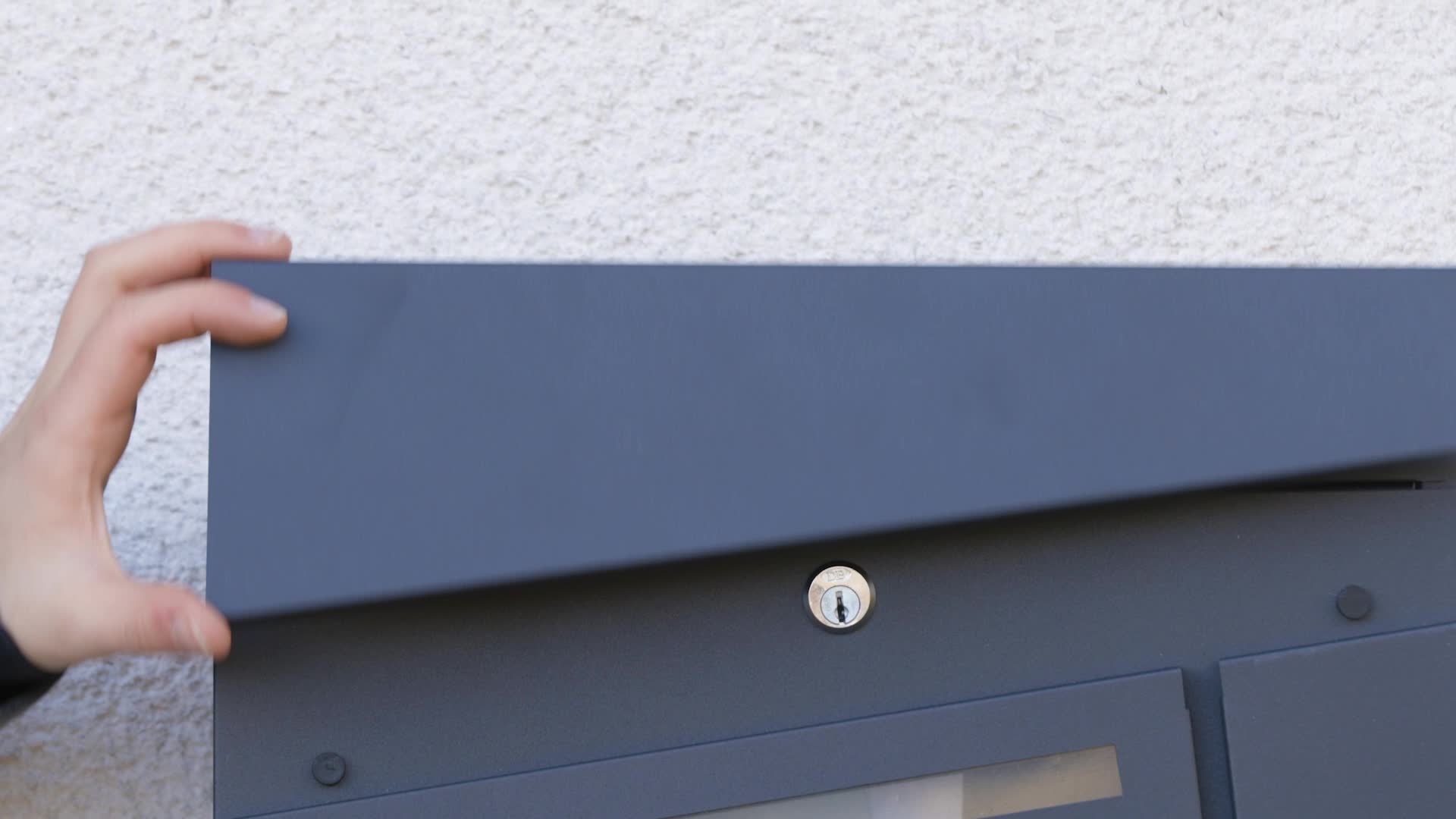 Relaxdays Briefkasten mit Zeitungsfach, Sichtfenster, HBT Produktbild-Vorschau 7