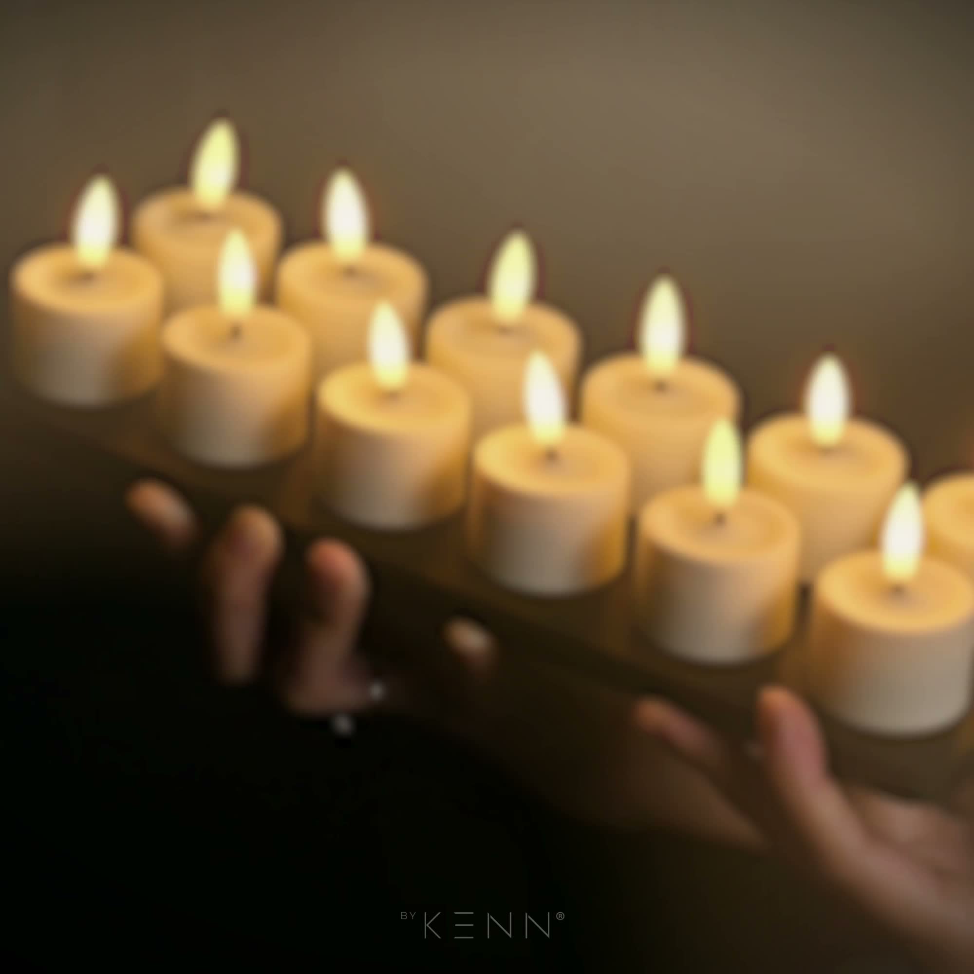 KENN® GlowPro™ Bougies chauffe-plat LED rechargeables – Lot Voir les images du produit 7