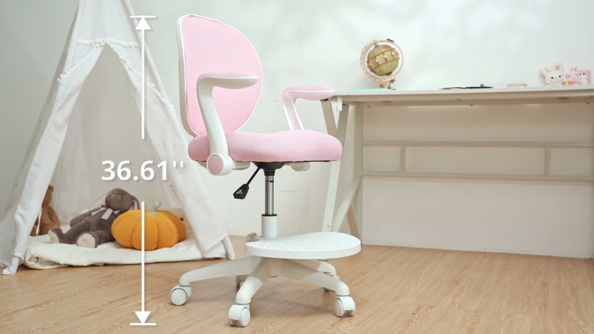 HOFFREE  | Kinder Schreibtischstuhl Ergonomischer Produktbild-Vorschau 7