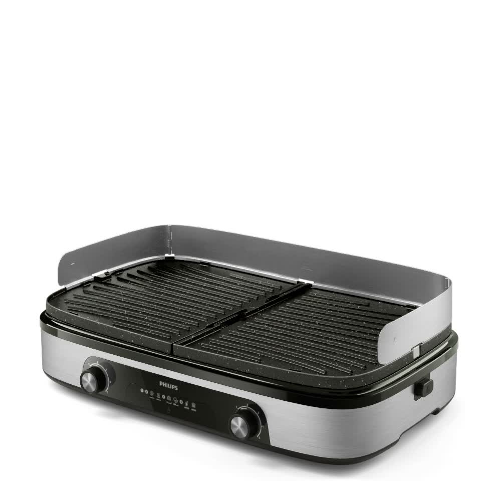 Philips Tischgrill 5000 Series, 2400W, 2 wendbare Produktbild-Vorschau 6