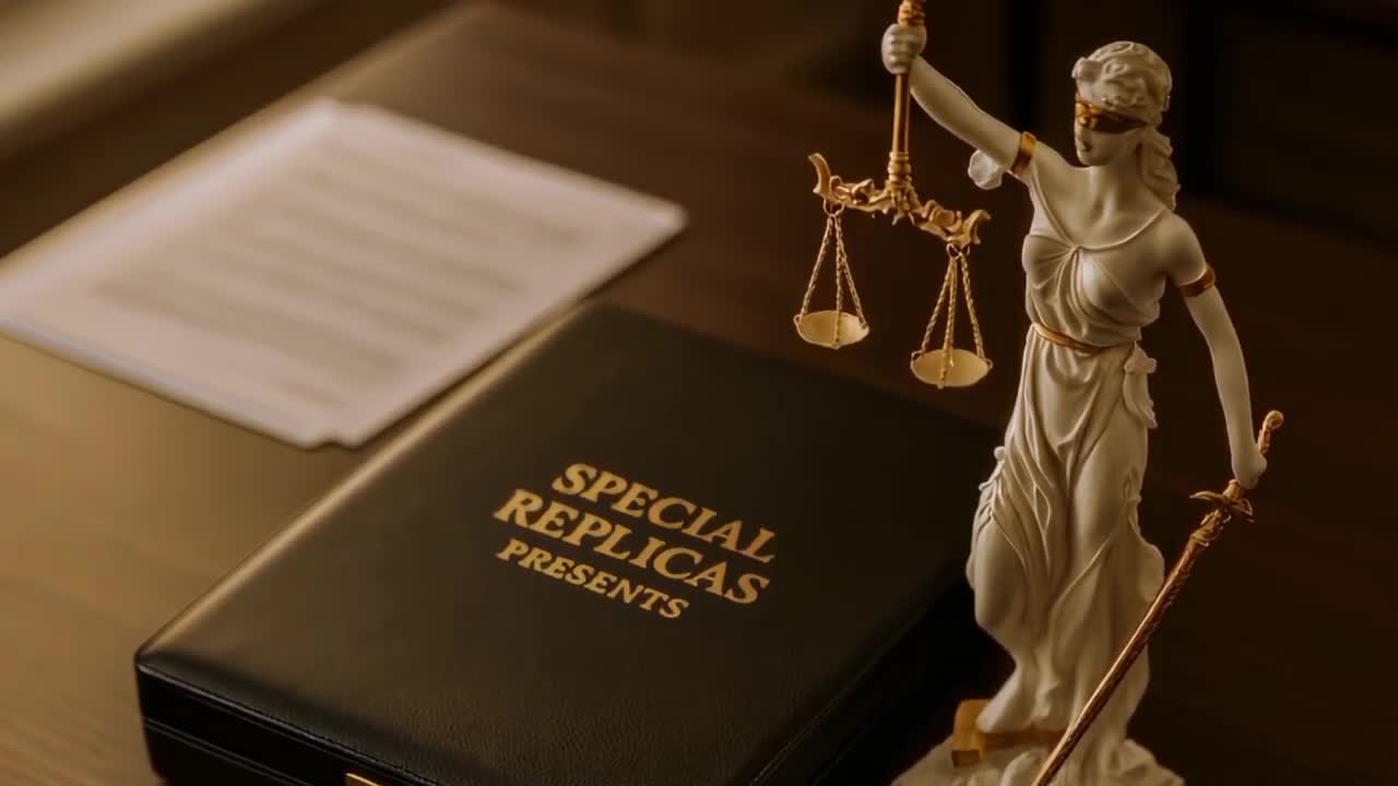 Justitia Blanc-Or 31 cm TEMIDA | Noble déesse de la justice Voir les images du produit 7