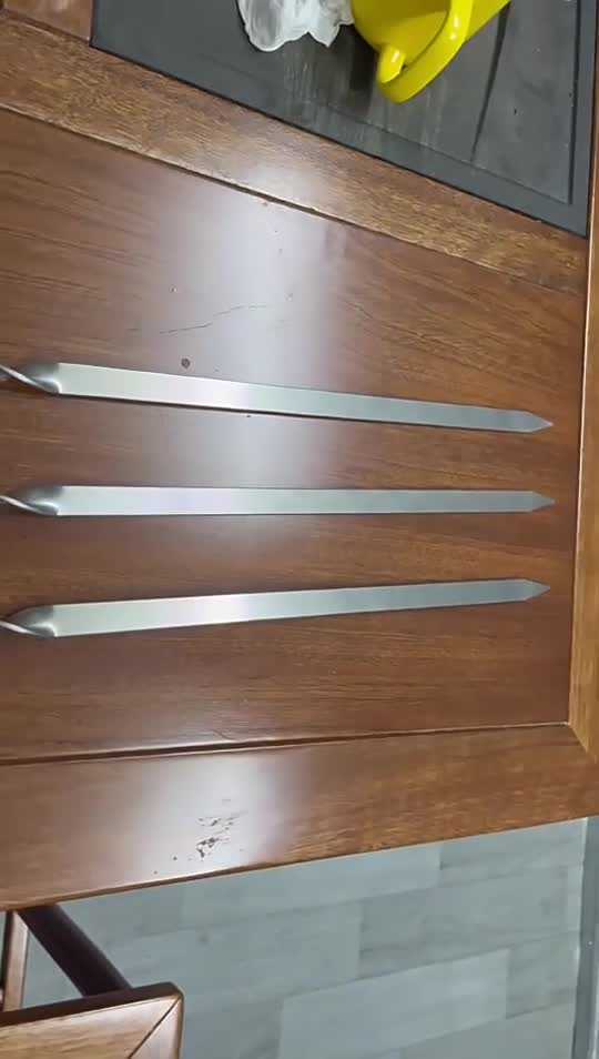 Grillspieße, 15x Kebabspieße 60cm Edelstahl, 2,5mm dick, Produktbild-Vorschau 7