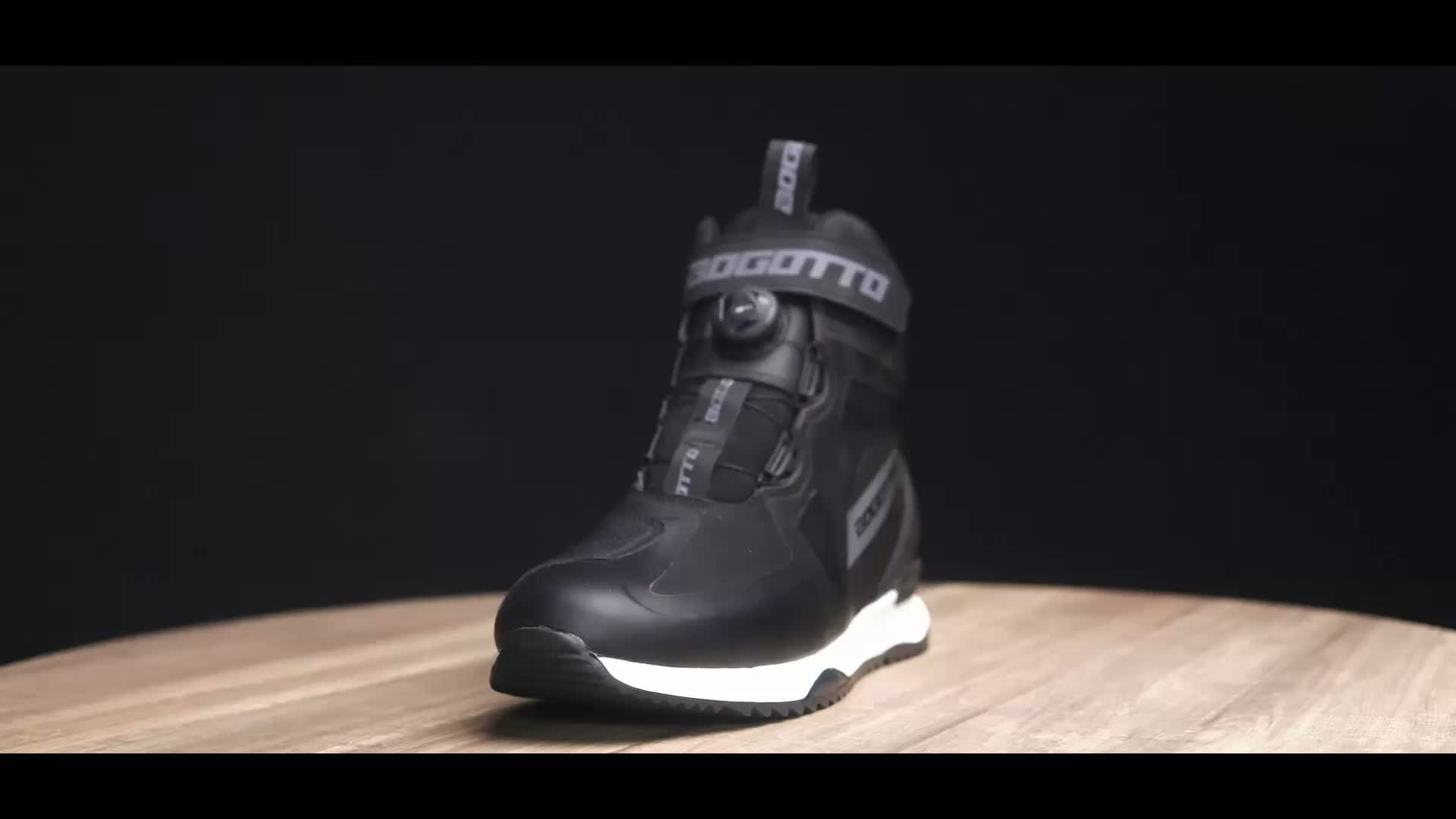 Bogotto Quickshift Motorrad Stiefel, schwarz, 46 Produktbild-Vorschau 6