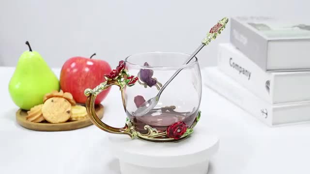 Teeglas Teetasse aus Glas Teetasse Kaffeetassen mit Produktbild-Vorschau 7