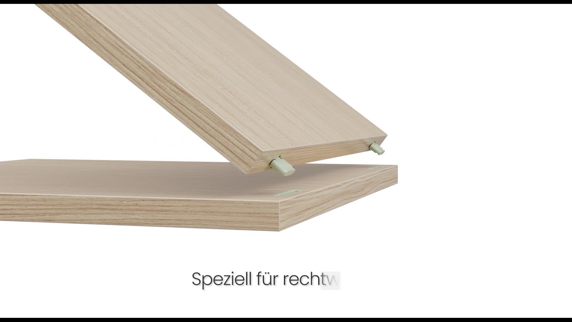 VASAGLE Nachttisch 2er Set, superschnelle werkzeuglose Produktbild-Vorschau 7