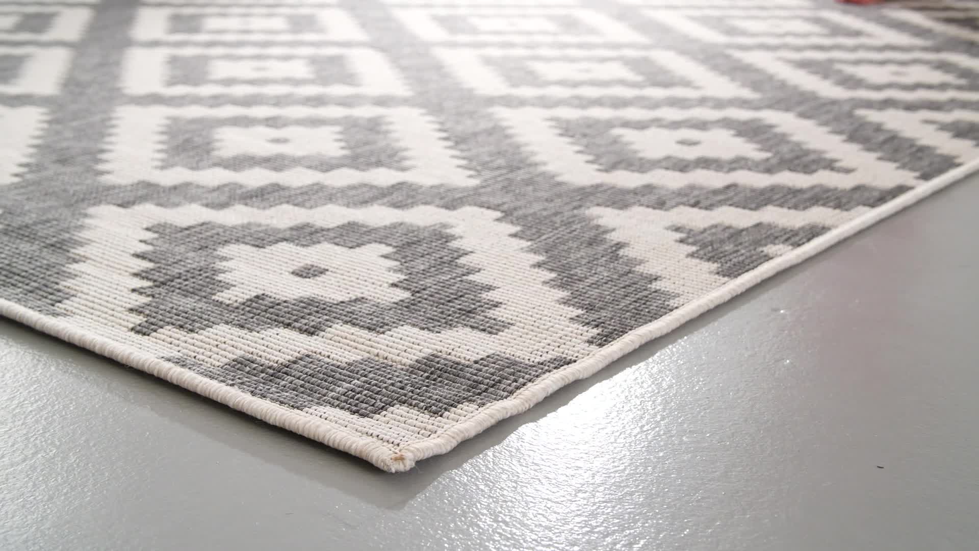 Hanse Home In- & Outdoor Wendeteppich Malta, Grau Weiß, Produktbild-Vorschau 5