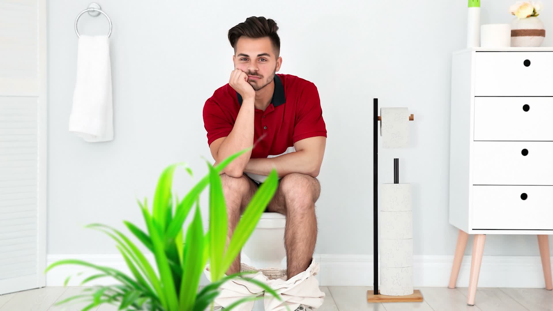 Relaxdays Toilettenpapierhalter stehend, Bambus, mit Produktbild-Vorschau 7